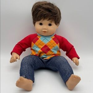 American Girl *BITTY TWIN 15" BOY DOLL* Retired 2016 Brown Hair Eyes